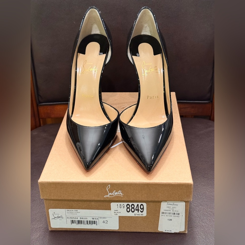 Christian Louboutin Glossy Black Heels